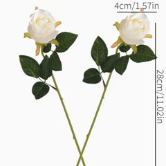 10pcs Silk Roses for DIY Wedding Party Decorations