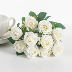 10pcs Silk Roses for DIY Wedding Party Decorations