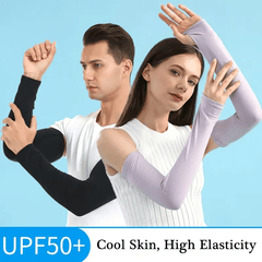 Minimalist Arm Sleeves Solid Sunscreen Ice Sleeves Outdoor Protective Gloves