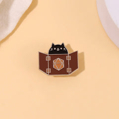 Alloy Cat Brooch Pin Cute Kitten Jewelry