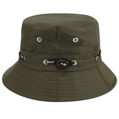 Hip Hop Drawstring Bucket Hat Solid Unisex Couple Basin Hat Casual