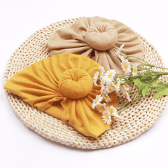Girls' Knotted Head Protection Cap Soft Comfortable Breathable Hair Accessory