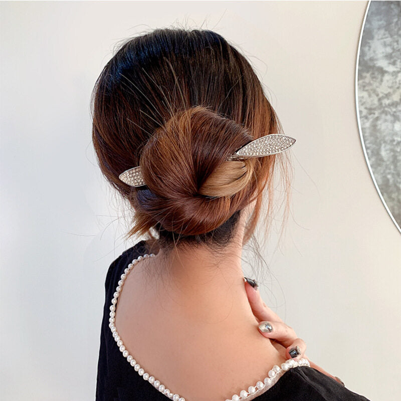 Rhinestone Hairpin Hair Stick Head Jewelry Hair Accessories