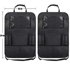 Car Seat Back Pocket Organizer & Tablet Holder