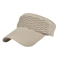 Knitted Wide Brim Sun Visor Hat UV Protection