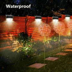 4pcs Solar Deck Lights Waterproof LED Landscape Light