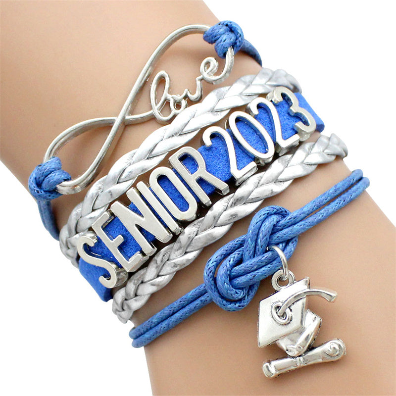 Graduation Gift Bachelor Hat Chain Bracelet for Students