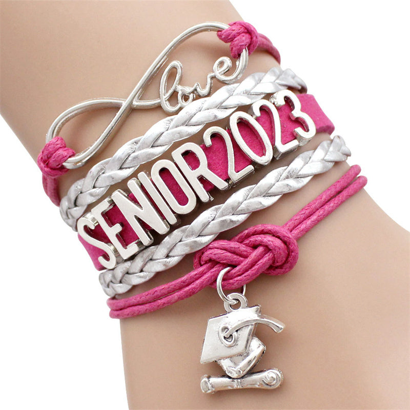 Graduation Gift Bachelor Hat Chain Bracelet for Students