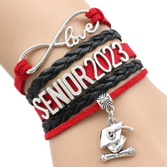Graduation Gift Bachelor Hat Chain Bracelet for Students