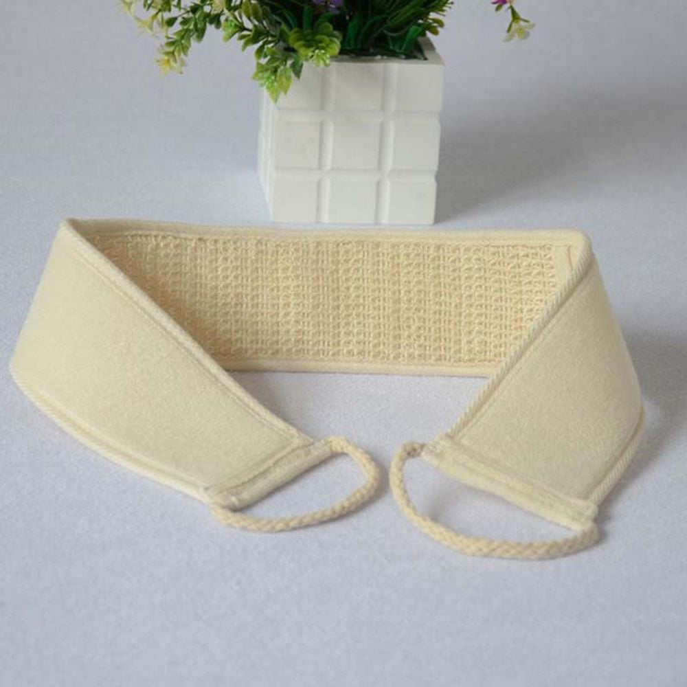 Exfoliating Back Strap Bath Shower Body Sponge Scrubber Brush