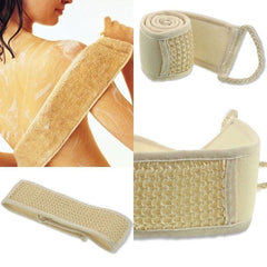 Exfoliating Back Strap Bath Shower Body Sponge Scrubber Brush