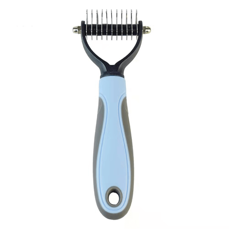 Double Sided Pet Fur Knot Cutter & Hair Remover Brusher for Dogs & Cats