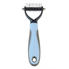 Double Sided Pet Fur Knot Cutter & Hair Remover Brusher for Dogs & Cats