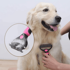 Double Sided Pet Fur Knot Cutter & Hair Remover Brusher for Dogs & Cats