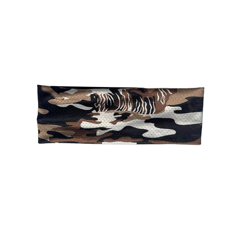 Camouflage Sports Headband Running Sweat Absorbing Elastic Breathable