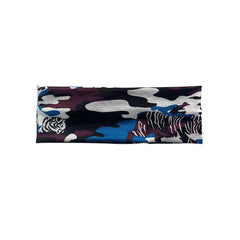 Camouflage Sports Headband Running Sweat Absorbing Elastic Breathable