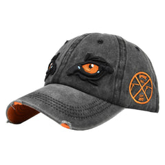 Eagle Eye Embroidery Baseball Cap Distressed Cotton Dad Hats