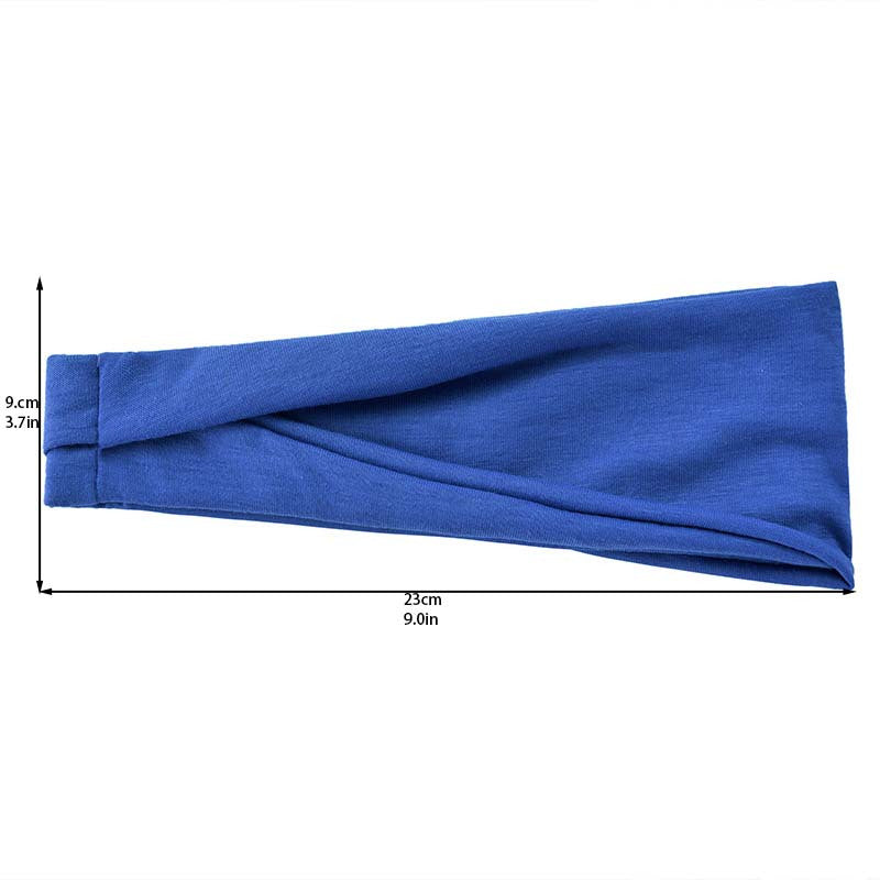 Running Fitness Headband Sports Yoga Sweat Band Headscarf Solid