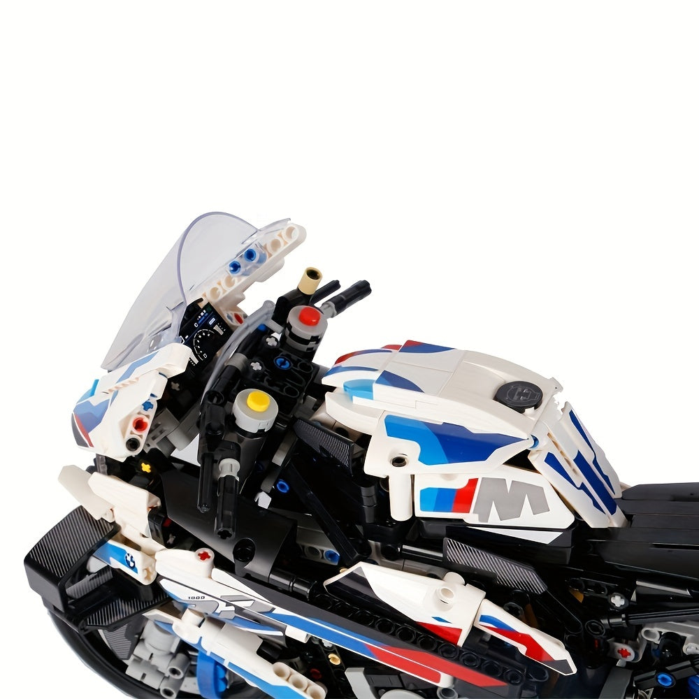 Stylish Motorcycle Model Building Kit - Collectible Display Model for Fans