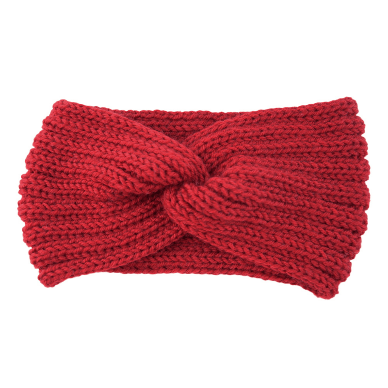 Ribbed Knit Head Wrap Hairband for Women