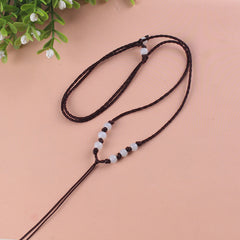 Adjustable Jade Pendant Lanyard Jewelry