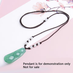 Adjustable Jade Pendant Lanyard Jewelry