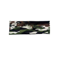 Men's Camo Ice Silk Headband for Running Fitness Sweat Absorption