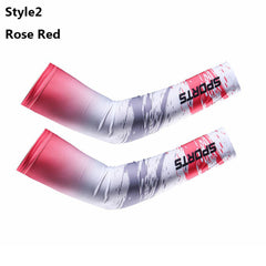 Arm Sleeves Warmers Sports Sun UV Protection Cooling Running Fishing Cycling