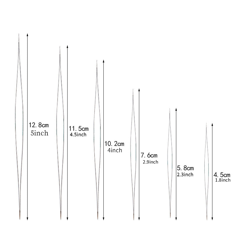 5pcs Stainless Steel Beading Needles - DIY Beading Tool for Hand Stringing Pearl