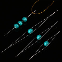 5pcs Stainless Steel Beading Needles - DIY Beading Tool for Hand Stringing Pearl