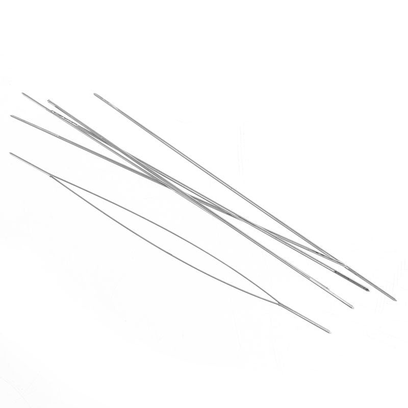 5pcs Stainless Steel Beading Needles - DIY Beading Tool for Hand Stringing Pearl