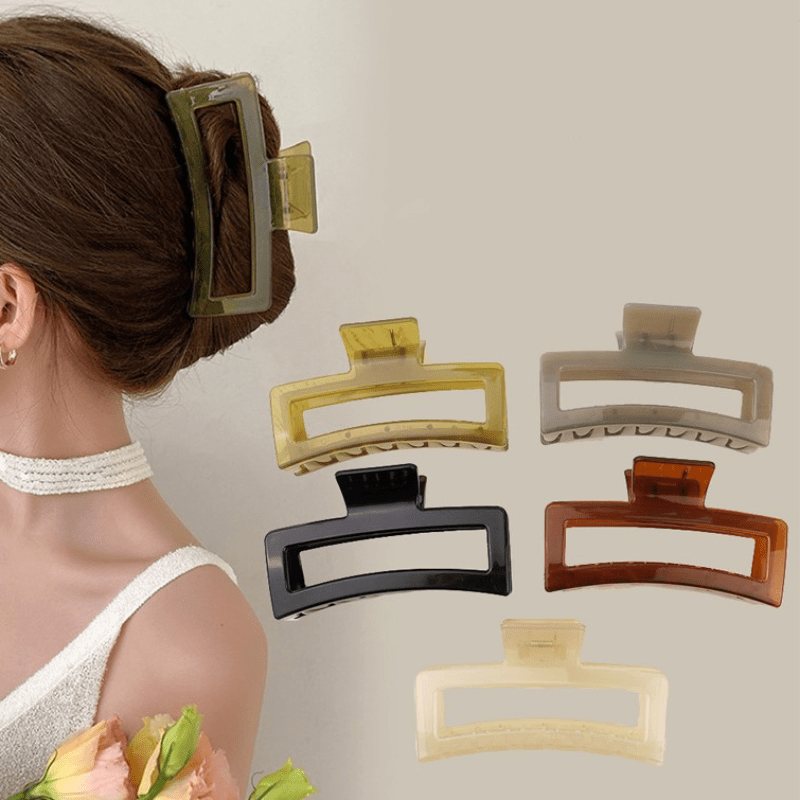 Large Hollow Hair Claw Shark Claw Ponytail Holder Hair Accessories