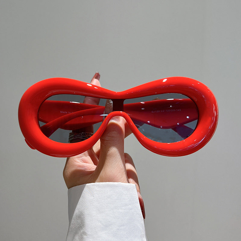 Y2K Thick Frame Sunglasses Candy Glasses UV400