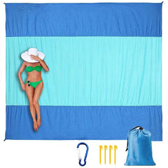 XL Sandproof Beach Blanket Quick Drying & Durable for Family Travel