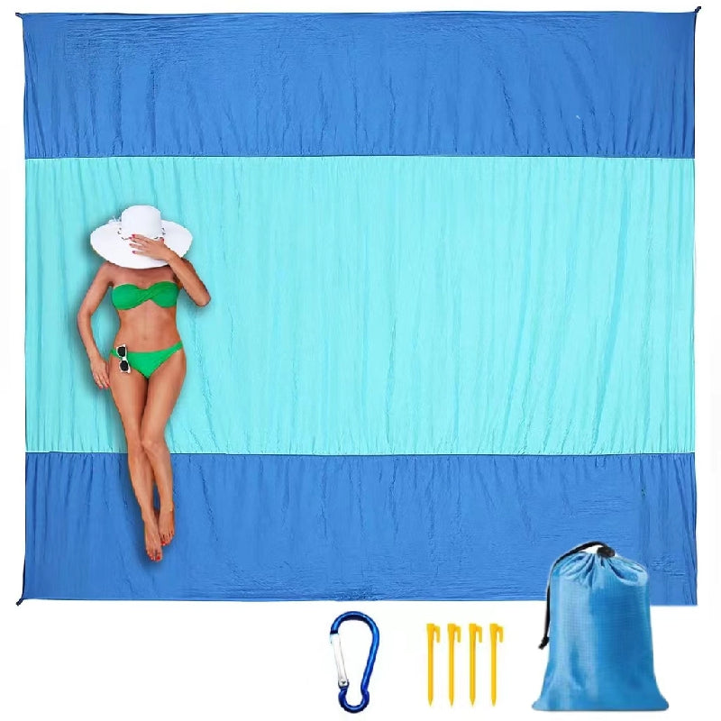 XL Sandproof Beach Blanket Quick Drying & Durable for Family Travel