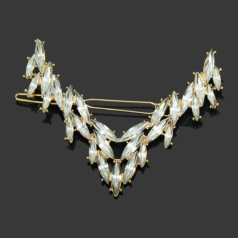 Retro V Hair Clip Head Jewelry Hair Accessories For Women