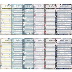 12pcs Colorful Budget Card Money Organizer for A6 Budget
