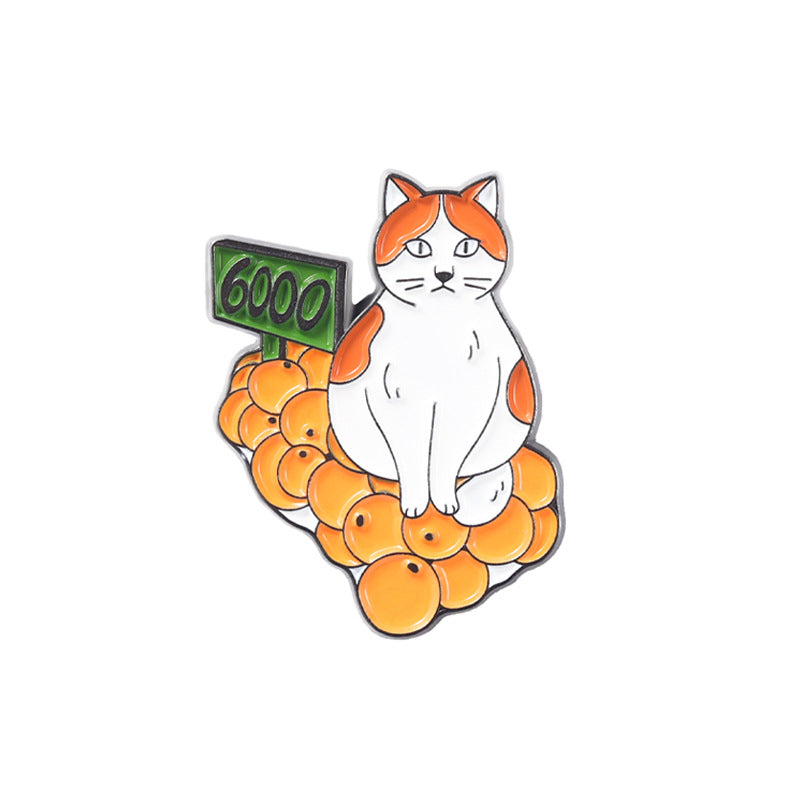 Animal Cat Brooch Lapel Pin Backpack Clothing Hat Brooch Pin Jewelry