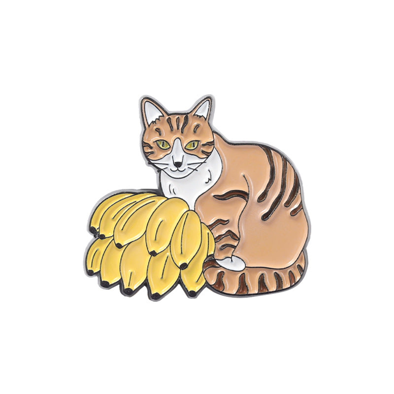 Animal Cat Brooch Lapel Pin Backpack Clothing Hat Brooch Pin Jewelry