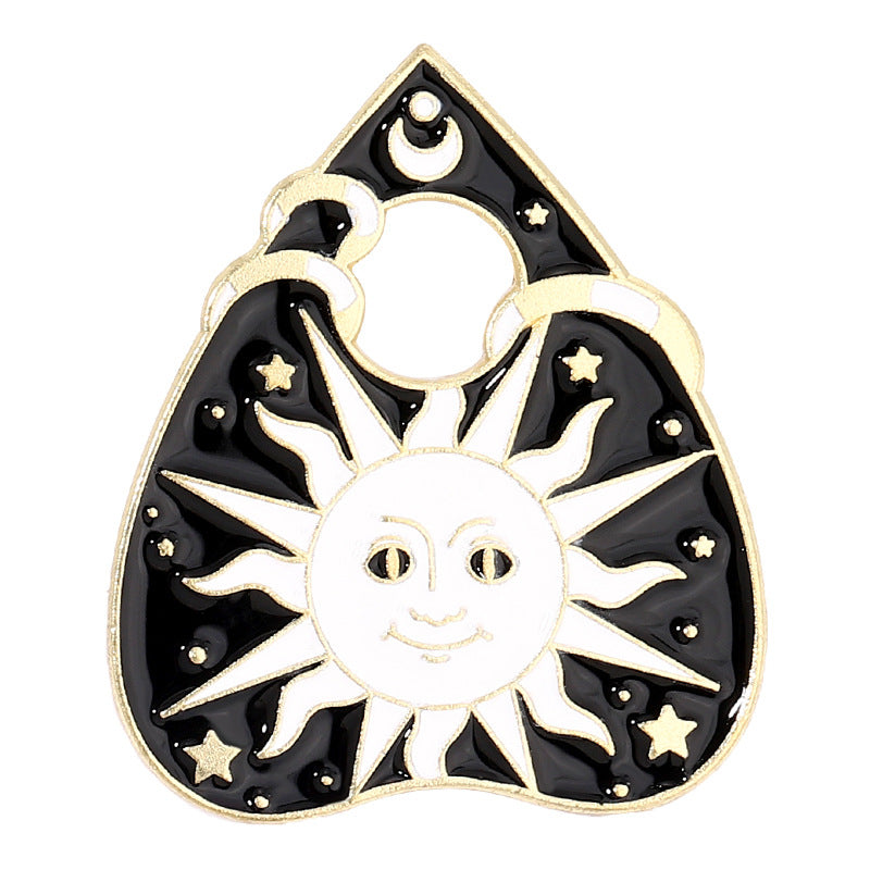 Skull Wizard Cat Brooch For Men Pins