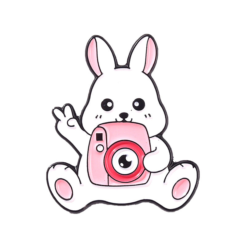 Animal Pins For Men - Cat Rabbit Mouse Brooch