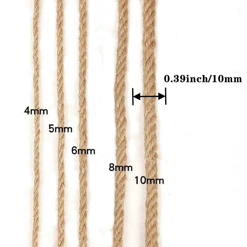 Jute Twine Cord For DIY Handwork Wedding Decor