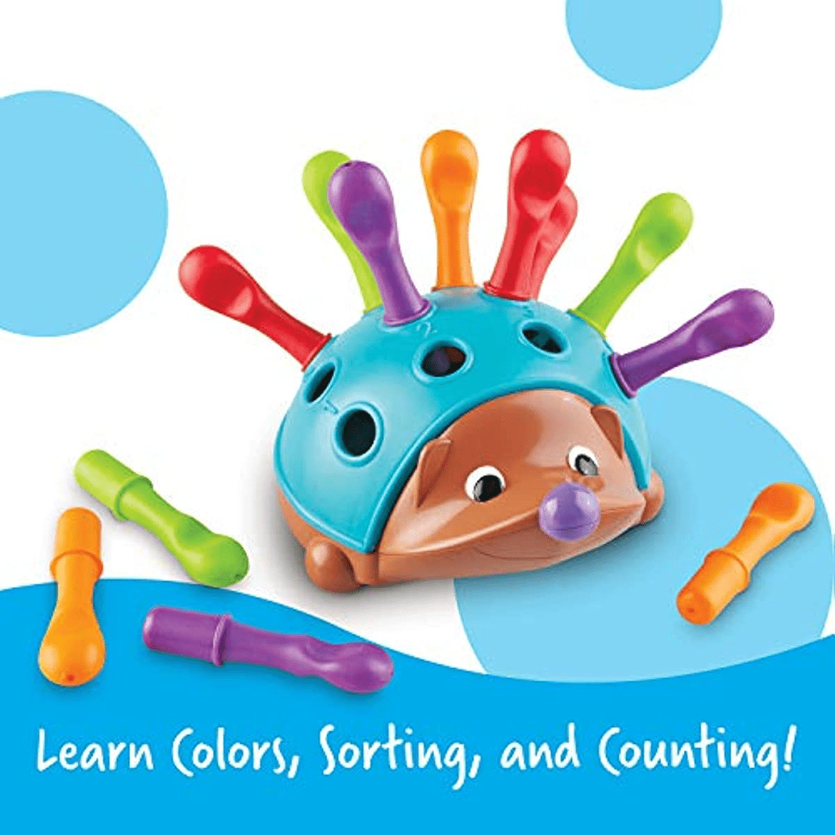 Infant Hedgehog Toy for Cognitive and Number Training