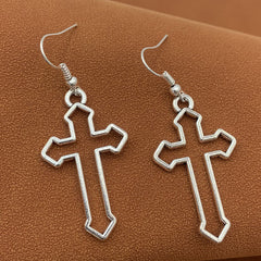 Men's Retro Cross Earrings