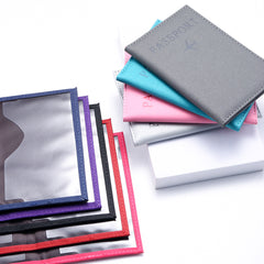 PU Leather Passport Holder Travel Organizer