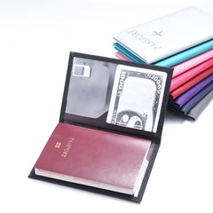 PU Leather Passport Holder Travel Organizer