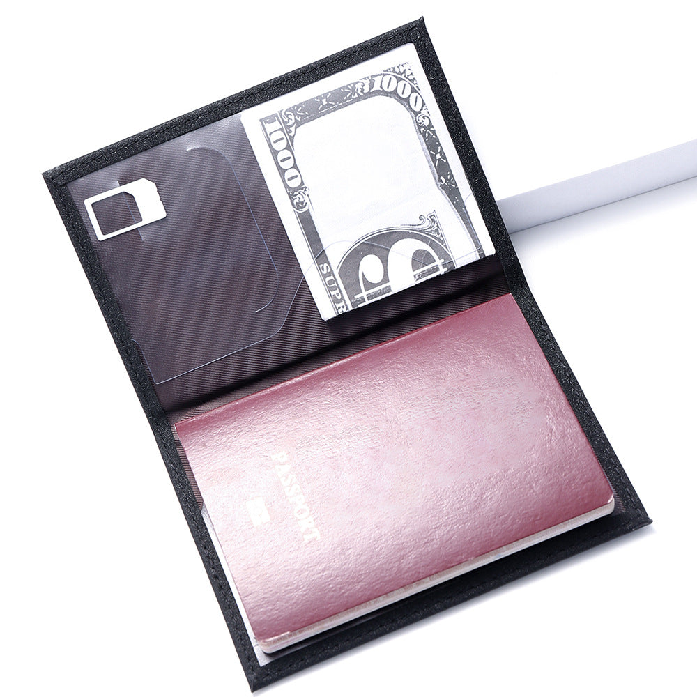 PU Leather Passport Holder Travel Organizer