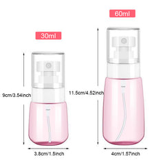 2pcs Spray Water Bottle Hair Mister 60ml 30ml Fine Mist Stylist Sprayers Clear