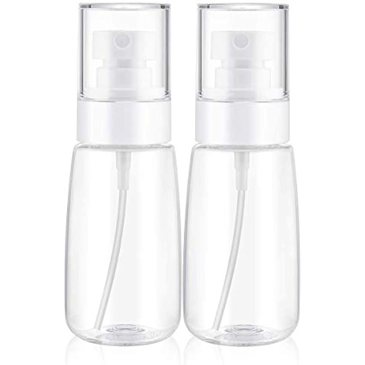 2pcs Spray Water Bottle Hair Mister 60ml 30ml Fine Mist Stylist Sprayers Clear