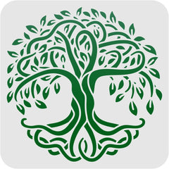 Tree Of Life Stencils 20x20 cm Plastic Drawing Painting DIY Supplies